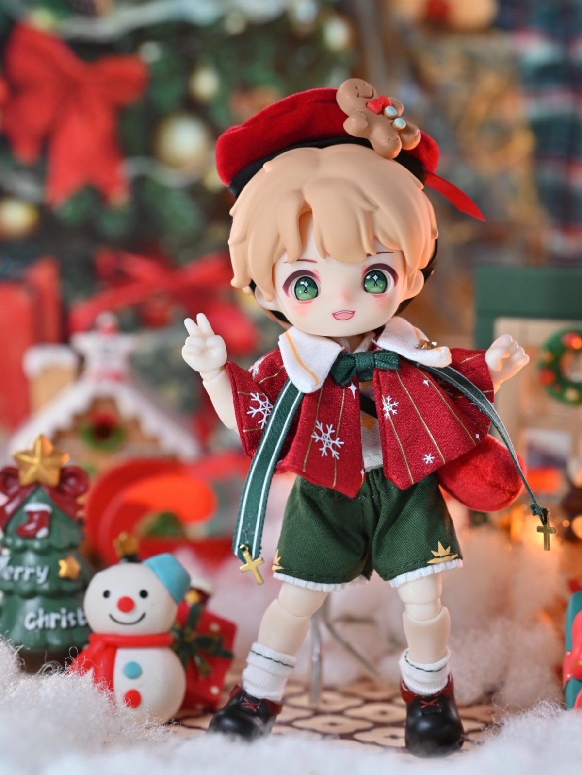 Nagi Christmas Wishing Party Series 1/12 BJD Figures Puffs & Cookies - Image 5